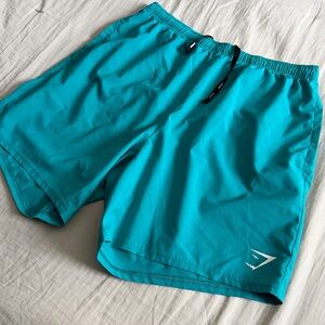 Gymshark Arrival 7” Shorts Men’s XL Teal Training Gym Running